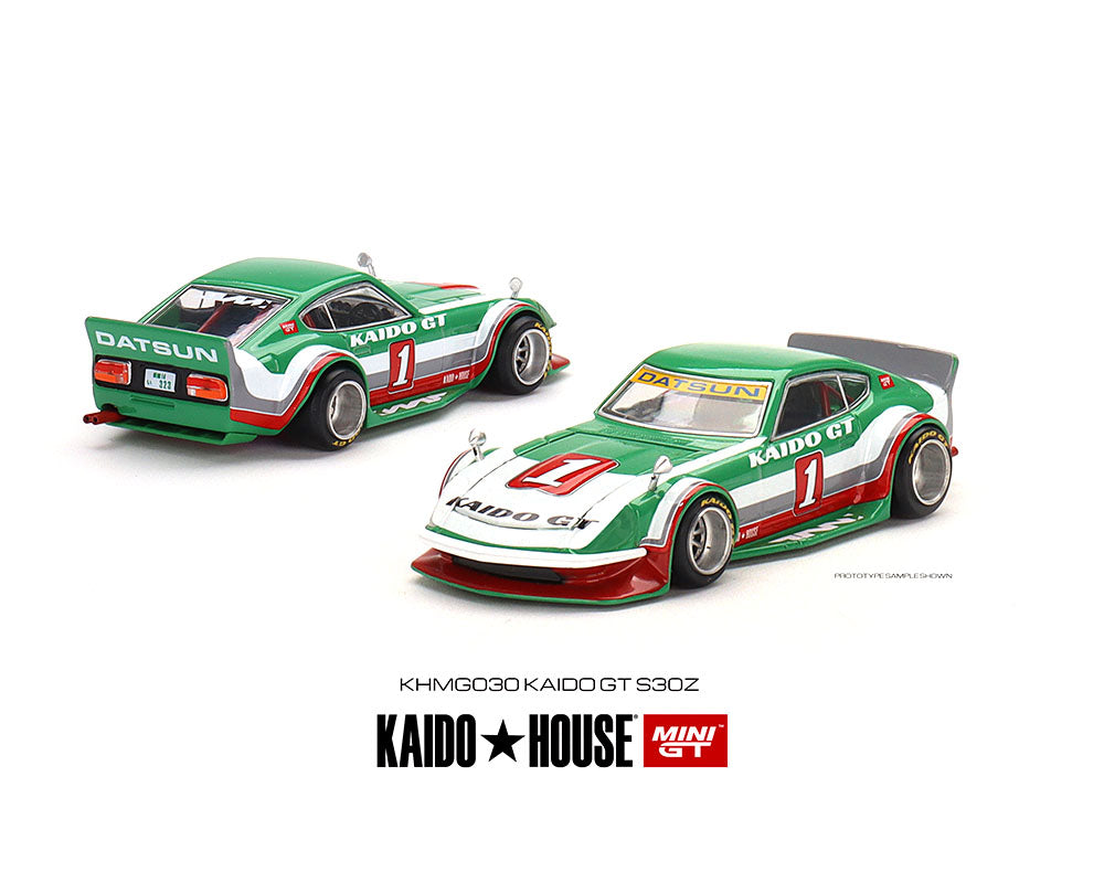 Kaido House x Mini GT 1:64 Datsun KAIDO Fairlady Z Kaido GT V2 Green W