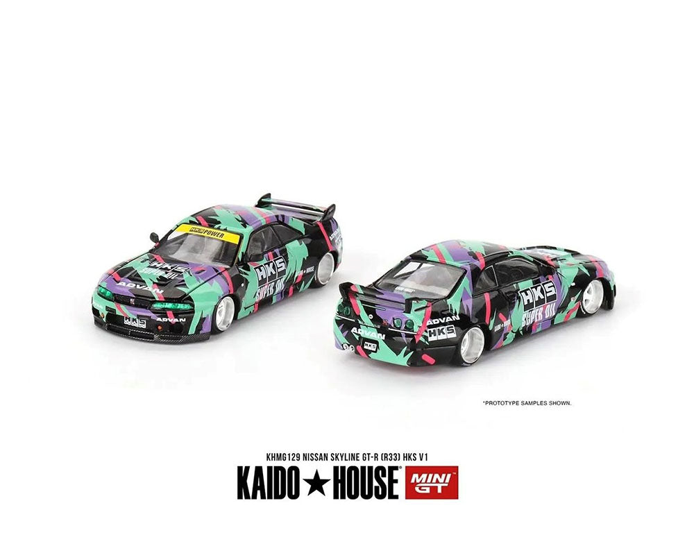 Kaido House x Mini GT 1:64 Nissan Skyline GT-R (R33) HKS V1