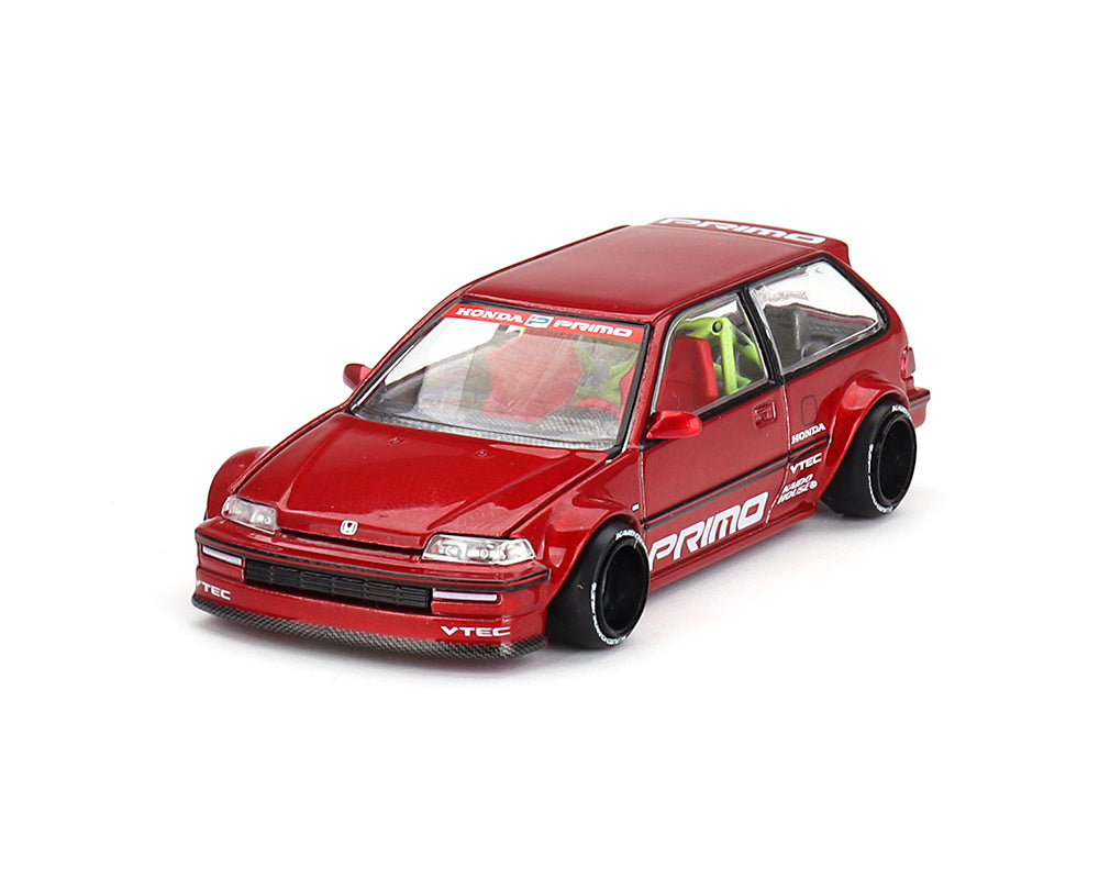 (Preorder) Kaido House x Mini GT 1:64 Honda Civic (EF) Kaido Works V2- M Red