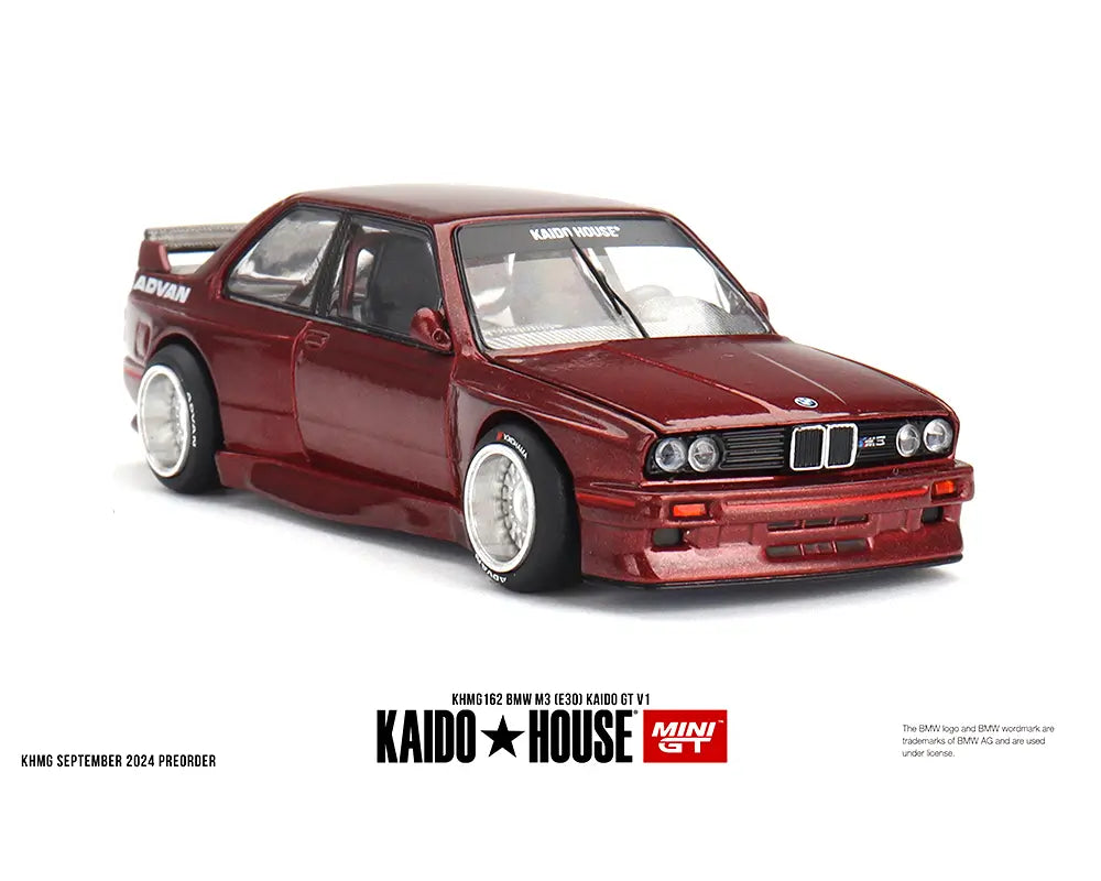 (Preorder) Kaido House x Mini GT 1:64 BMW M3 (E30) Kaido GT V1 – M Red