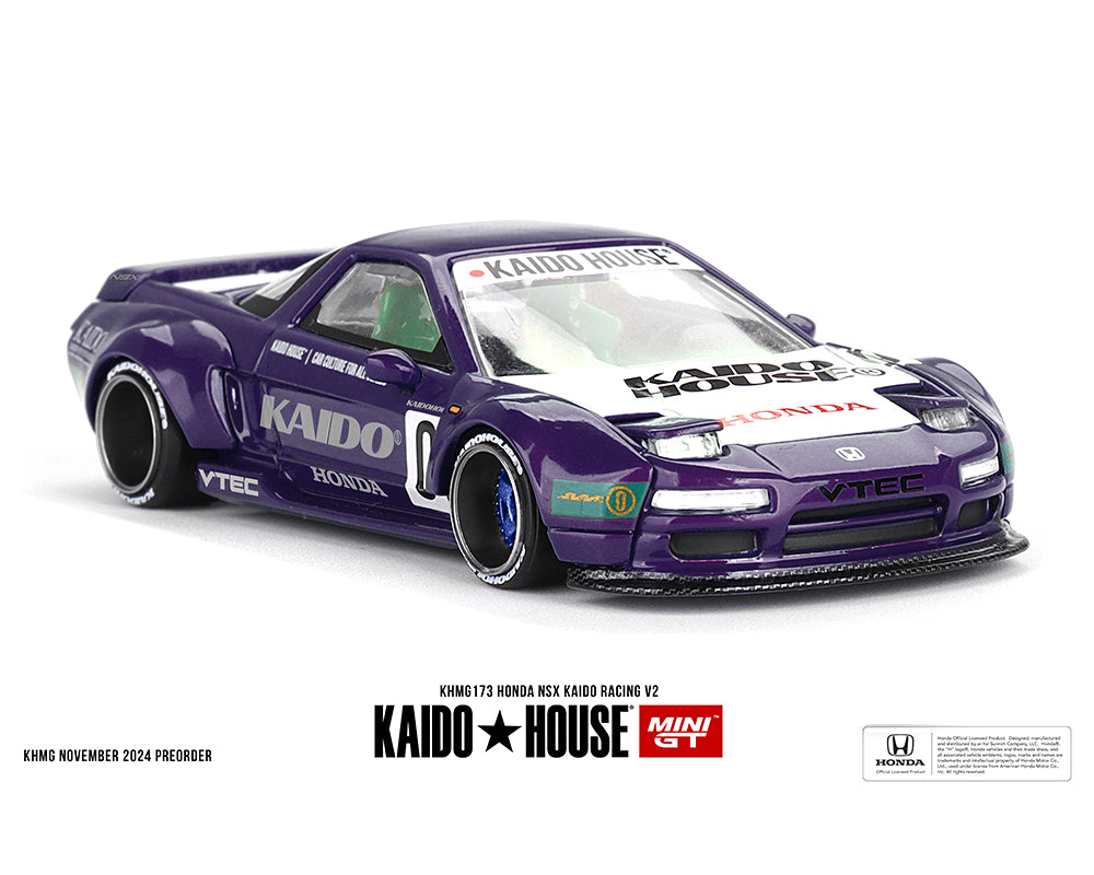 (Preorder) Kaido House x Mini GT 1:64 Honda NSX Kaido Racing V2 – Purple