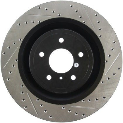 Front SportStop Slotted & Drilled Brake Rotor 2009-23 (370Z / Nissan Z)