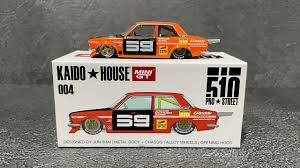 AUTOGRAPHED #6/8 by Jun Imai Kaido and Sung Kang House x Mini GT 1:64 Pro Street Datsun 510