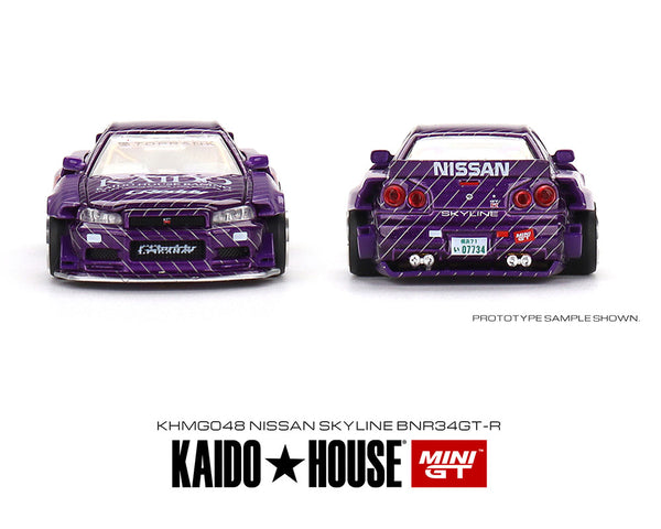 Kaido House x Mini GT Nissan Skyline GT-R R34 Kaido Works V1 KHMG048 1/64  CHASE. - Juicy Lucy's Steakhouse