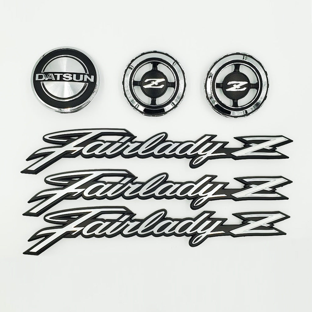 OEM FairladyZ Exterior Emblem Kit 1970-78 (240Z / 260Z / 280Z)