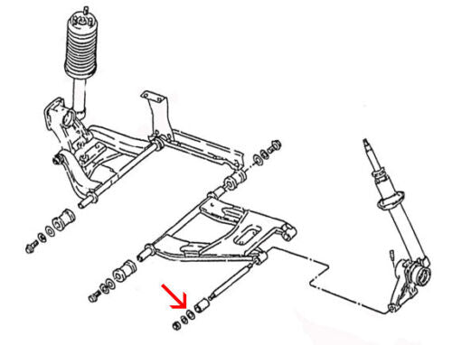 OEM Spindle Pin Rubber Washer 1970-78 (240Z / 260Z / 280Z)